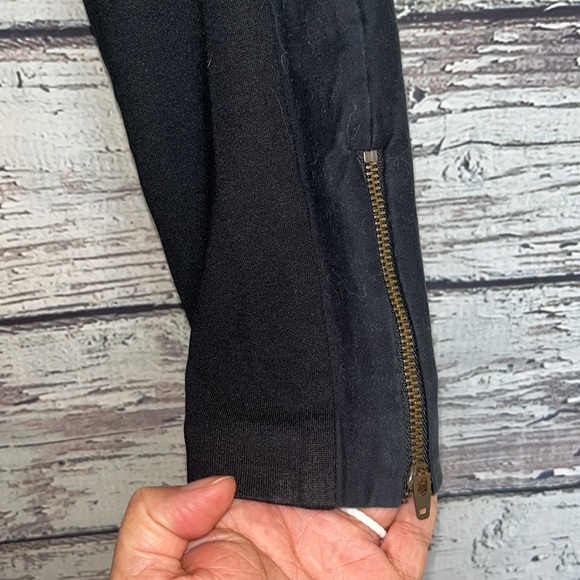 Boden Skinny Minnie Black Trouser Pants with Zip Detail Size 6 - Picture 7 of 14